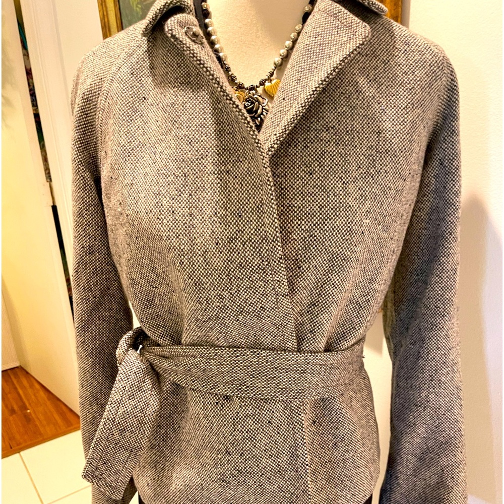 Liz Claiborne  Tweed Jacket tie at Waist Size M
